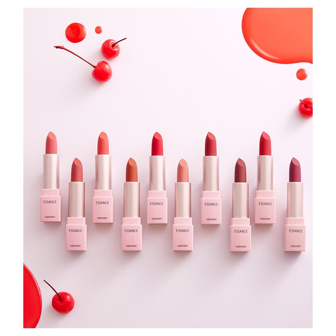 Son Lì Lâu Trôi Essance Vdivov 3.5g OR213 Pretty Coral