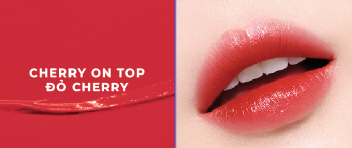Son trang điểm (OFÉLIA x MIRACLE APO FLAWSOME Đỏ Cherry (Cherry on Top)) 2g