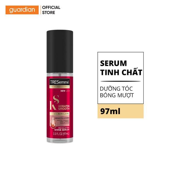 Serum Tresemmé Keratin Smooth Dưỡng Tóc Bóng Mượt 97Ml