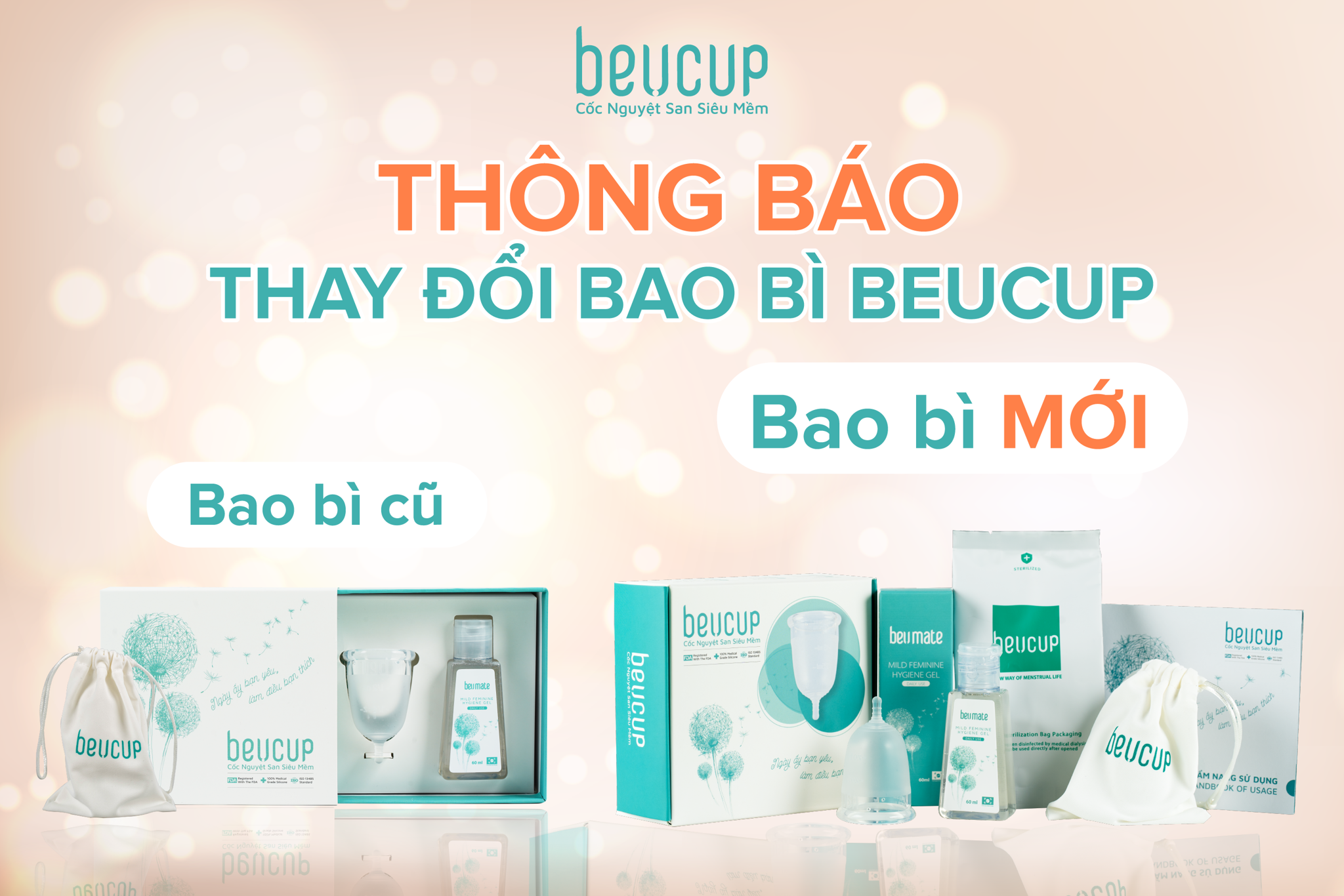Cốc nguyệt san siêu mềm BeUcup