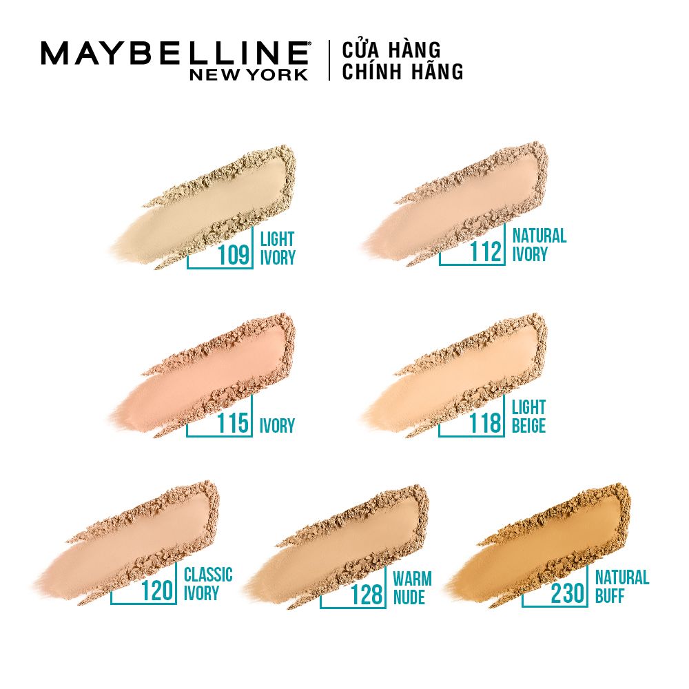 Phấn nền kiềm dầu 12h Maybelline Fit Me SPF28PA+++ 115 Ivory (6g)