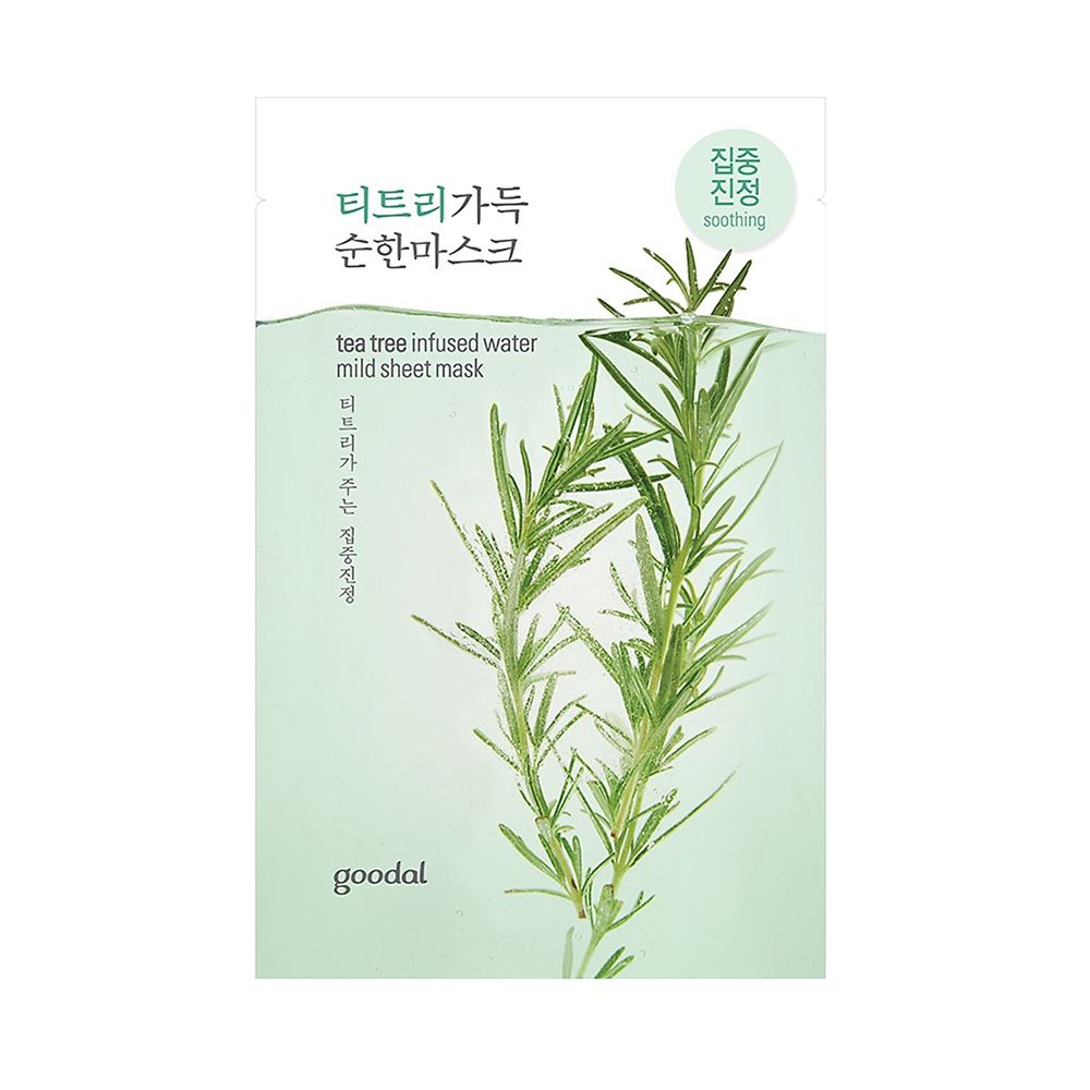 Mặt nạ giấy Goodal Tea Tree Infused Water Mild Sheet Mask 23ml