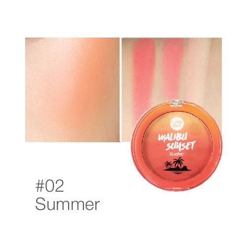 Phấn má hồng Cathy Doll Malibu Sunset Blusher 7g #02 Summer