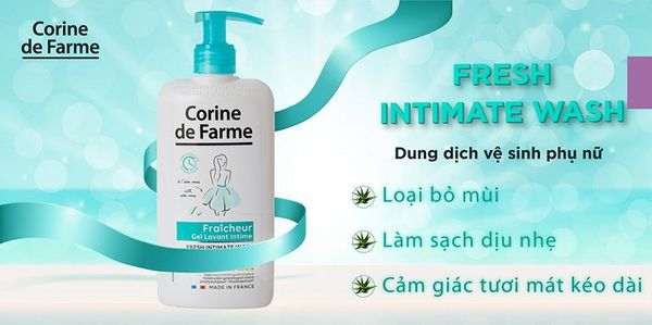 Gel Vệ Sinh Phụ Nữ Fresh Làm Sạch Và Khử Mùi Corine De Farme 250Ml