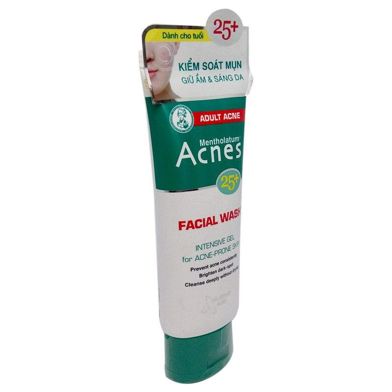 Gel rửa mặt ngăn ngừa mụn Acnes 25+ Facial Wash 100g