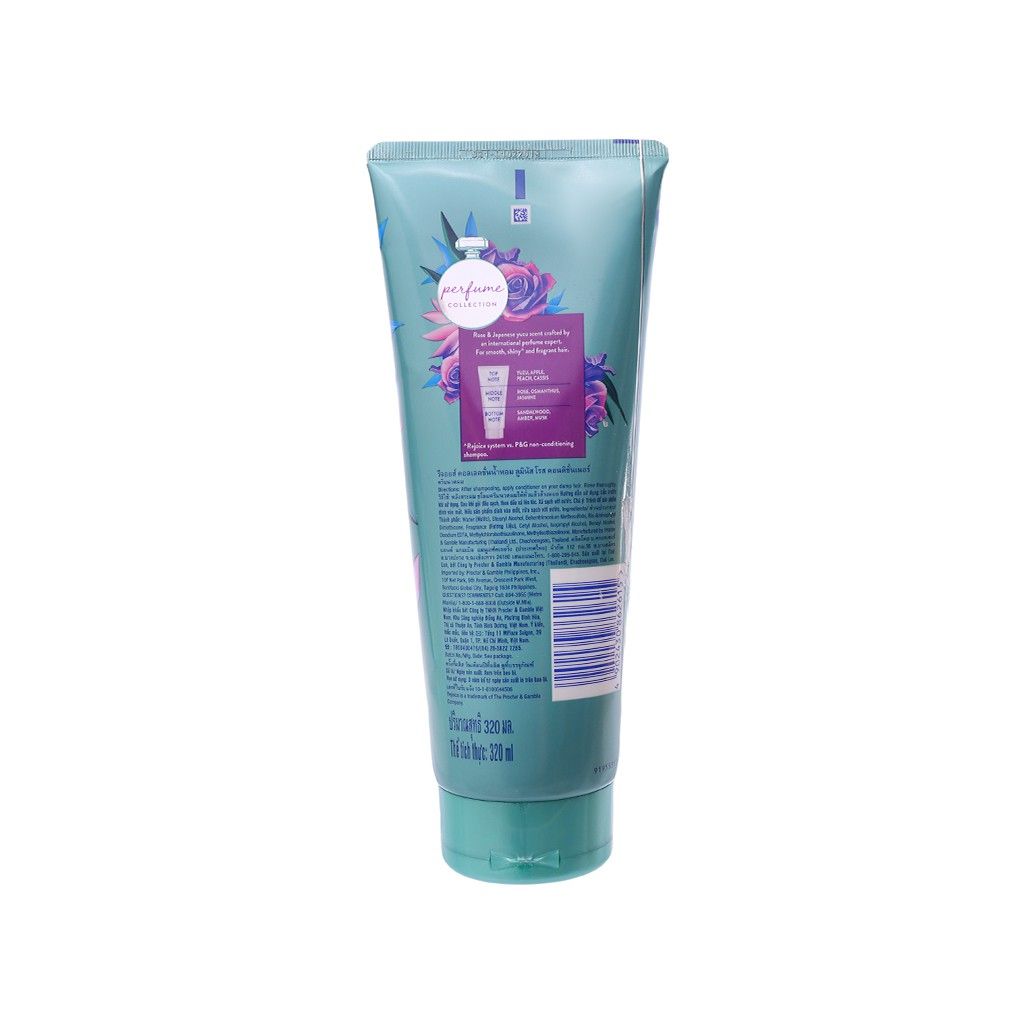 Dầu Xả Rejoice Fraya Hương Hoa Hồng 320ml