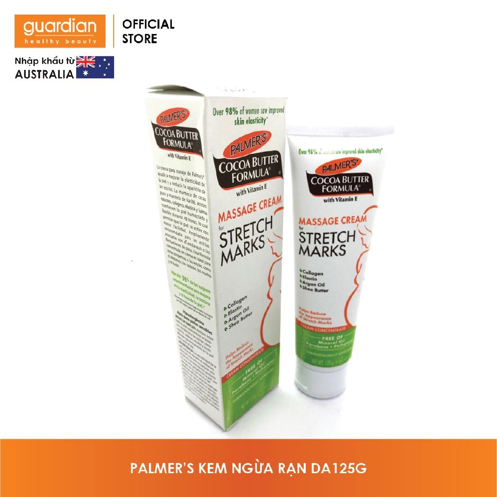Kem ngăn ngừa & giảm rạn da Cocoa Butter Formula Massage Cream For Stretch Marks - Palmer's (125g)