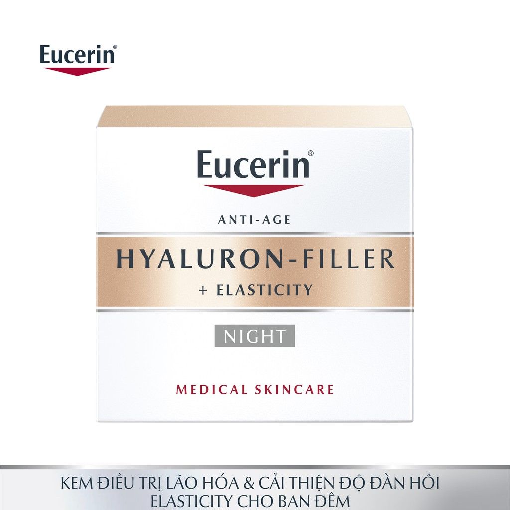 Kem Dưỡng Ban Đêm Giúp Ngăn Ngừa Lão Hóa Eucerin Hyaluaron Filler Elasticity 50ml