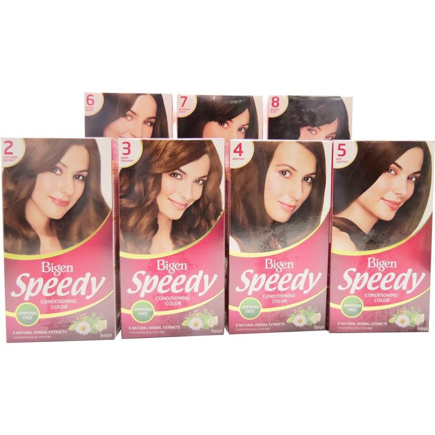 Kem nhuộm Bigen Speedy Nâu Đen #7 80g