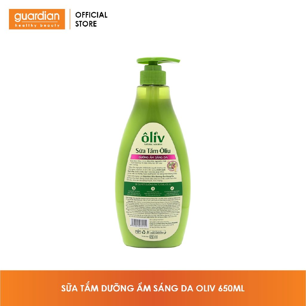 Sữa Tắm Ôliv Dưỡng Ẩm Sáng Da Hương Oliu 650ml