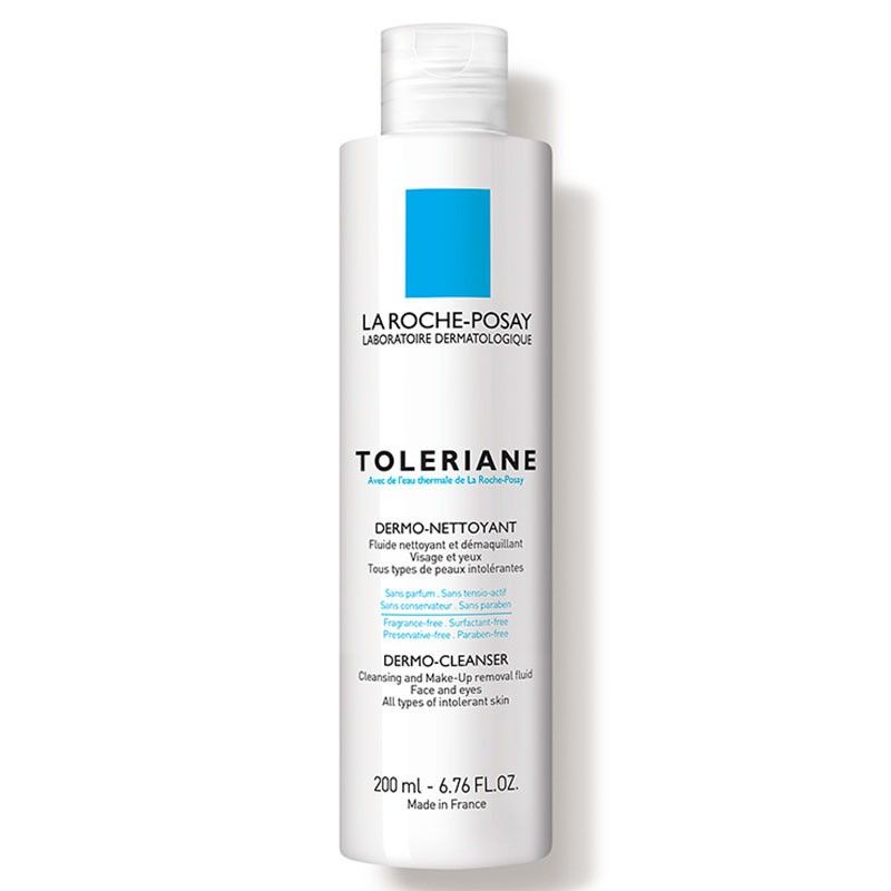 Sữa rửa mặt tẩy trang dịu nhẹ cho da rất nhạy cảm & kích ứng La Roche-Posay Toleriane Dermo-Cleanser 200ml