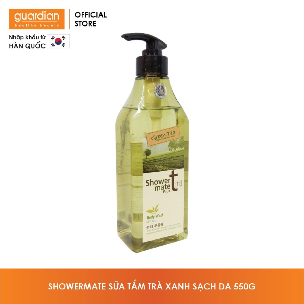 Sữa Tắm Cao Cấp Hàn Quốc Shower Mate Green Tea Chai 550G