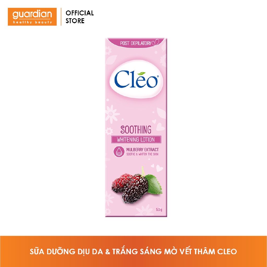 Sữa Dưỡng Dịu Da & Trắng Sáng Mờ Vết Thâm Cleo 50g (Sử dụng sau tẩy lông)
