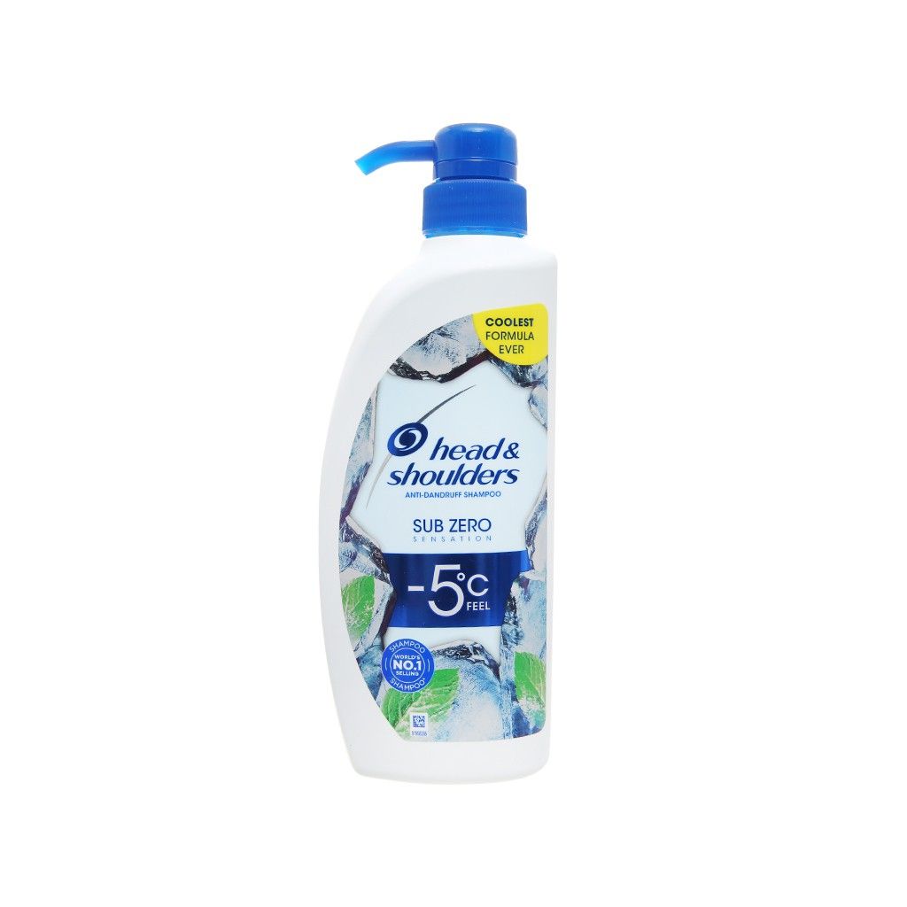 Dầu Gội Head & Shoulders Sub-Zero Băng Lạnh 0 Độ Chai 550ml