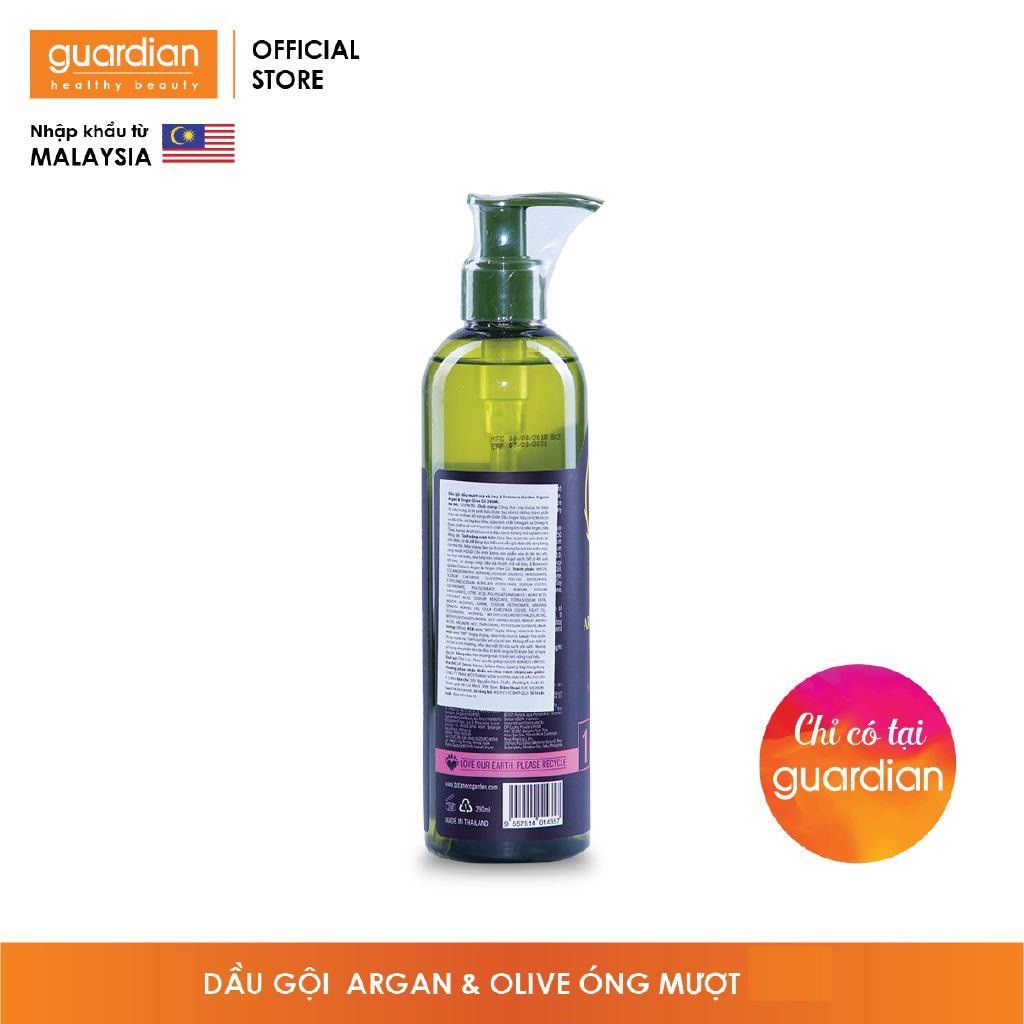 Dầu gội Botaneco Organic Argan & Virgin Olive Oil mượt mà và óng ả 290ml