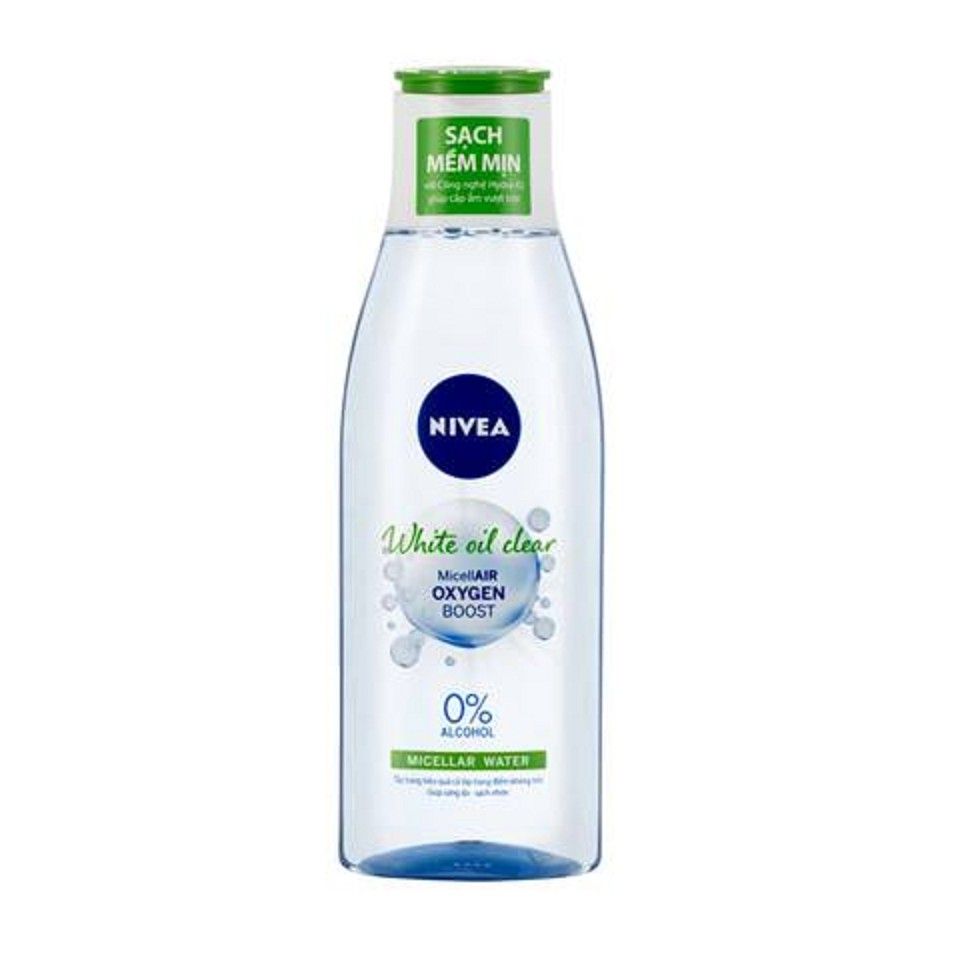 Nước Tẩy Trang Sáng Da Kiểm Soát Nhờn Mụn Nivea White Oil Control Micellar Water (200ml)