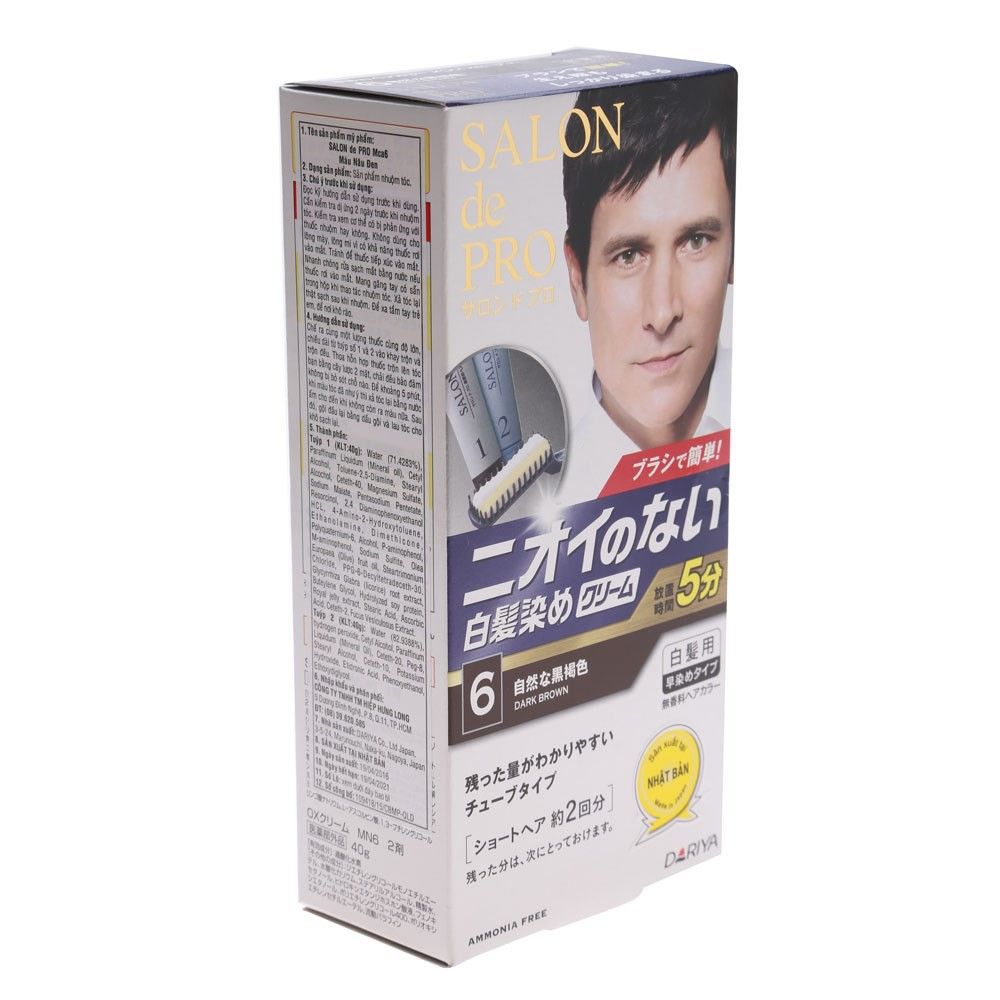 Thuốc nhuộm Tóc Salon De Pro Mca6 80g (Màu nâu đen)