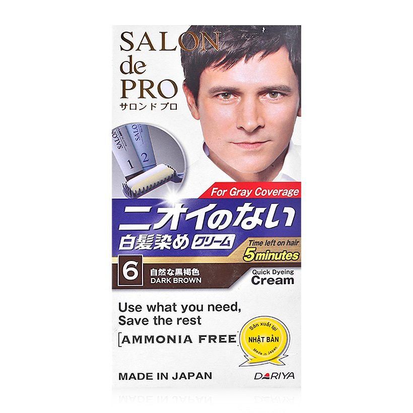 Thuốc nhuộm Tóc Salon De Pro Mca6 80g (Màu nâu đen)