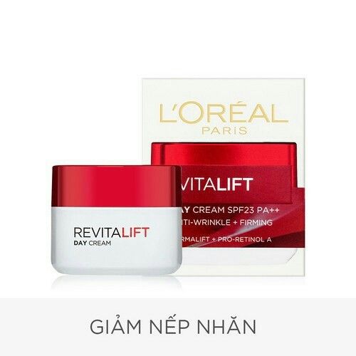 Kem dưỡng ngày giảm nếp nhăn săn chắc da L’Oreal Revitalift SPF23 PA++ 50ml