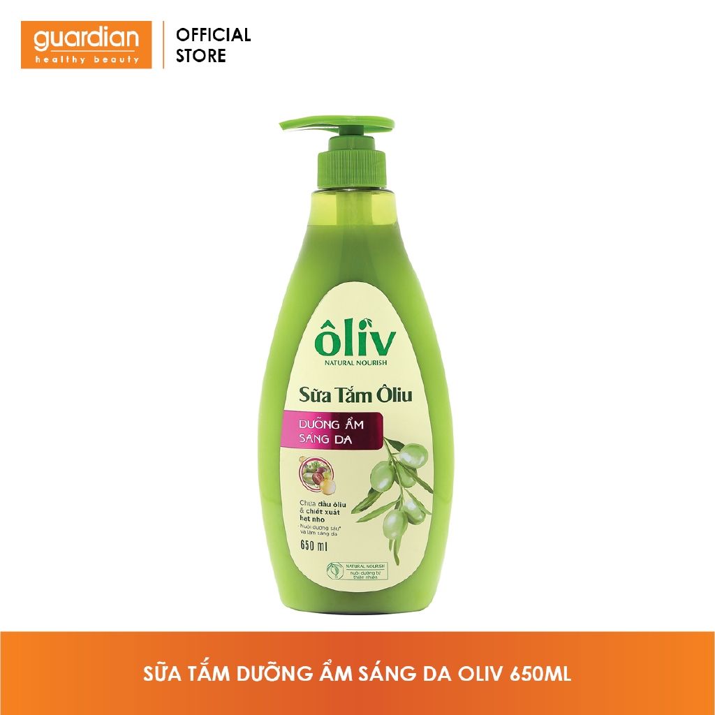 Sữa Tắm Ôliv Dưỡng Ẩm Sáng Da Hương Oliu 650ml