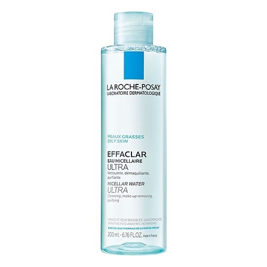Nước tẩy trang sạch sâu & kiểm soát nhờn cho da dầu La Roche Posay Effaclar Micellar Water Ultra Oily Skin 200ml
