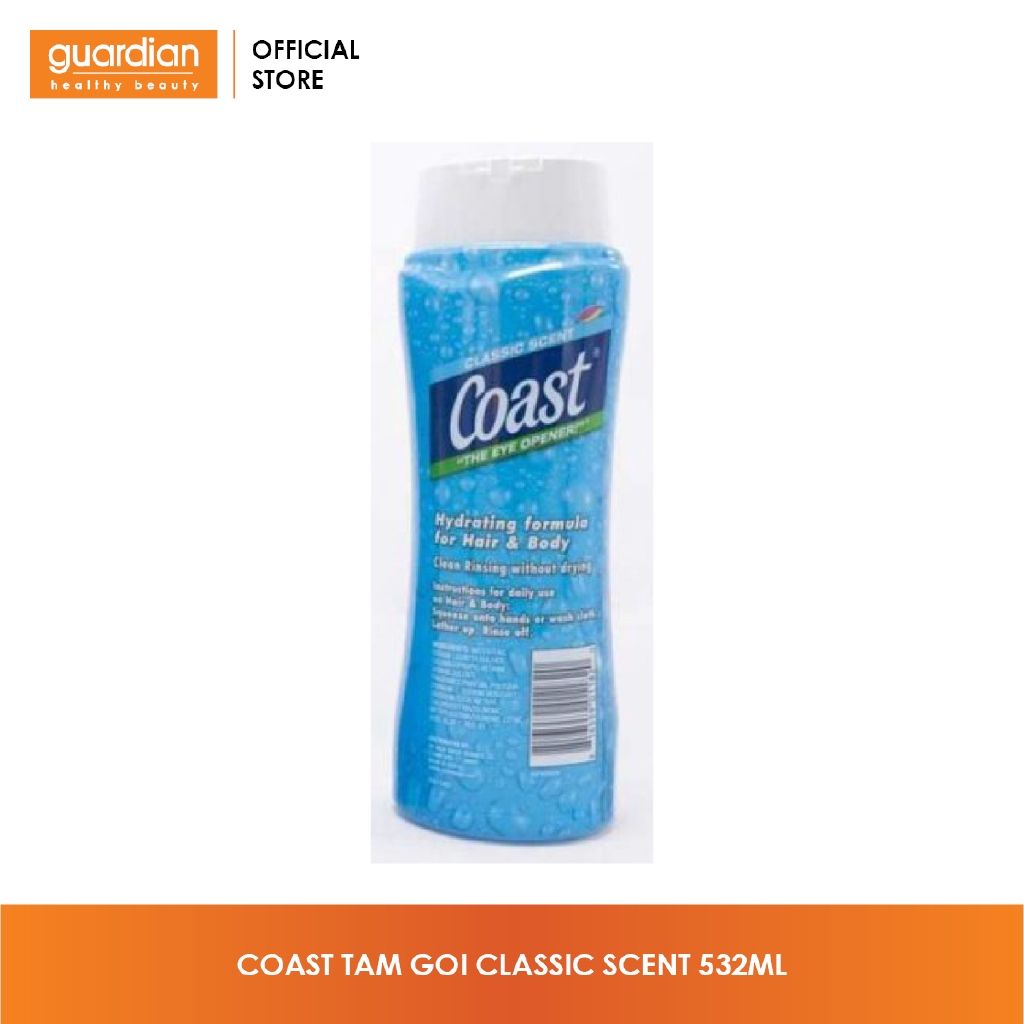 Sữa tắm gội nam Coast Classic Scent 532ml