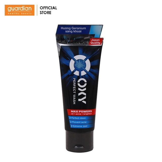 Sữa Rửa Mặt Sạch Bã Nhờn, Ngừa Khuẩn Mụn Oxy Perfect Wash (100g)