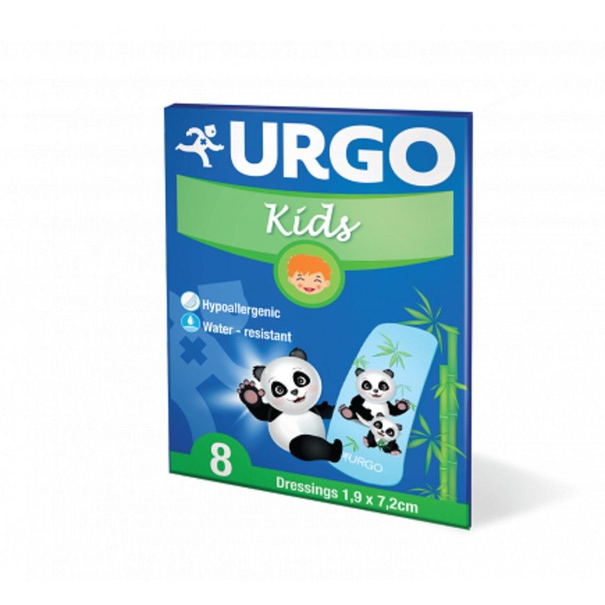 Băng cá nhân dạng gói dành cho trẻ em Urgo Kids (8 miếng)