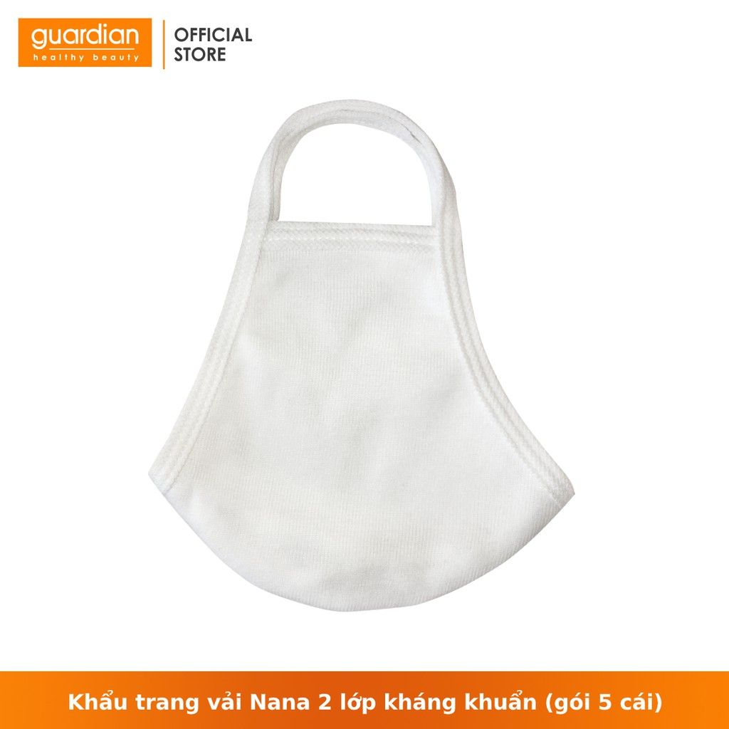 Khẩu trang vải Nana 2 lớp kháng khuẩn (gói 5 cái) KT04-B