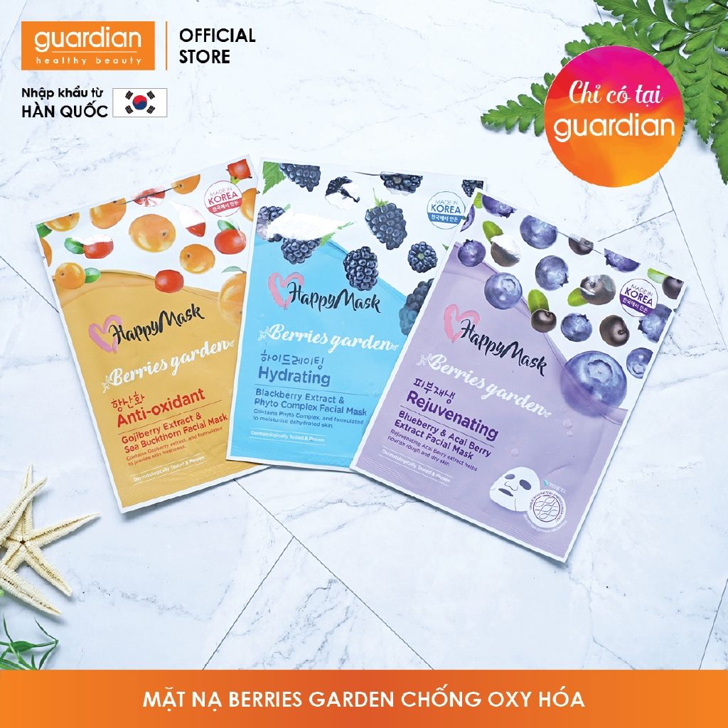 Mặt nạ Happy Mask Berries Garden Berries Gojiberry 25ml