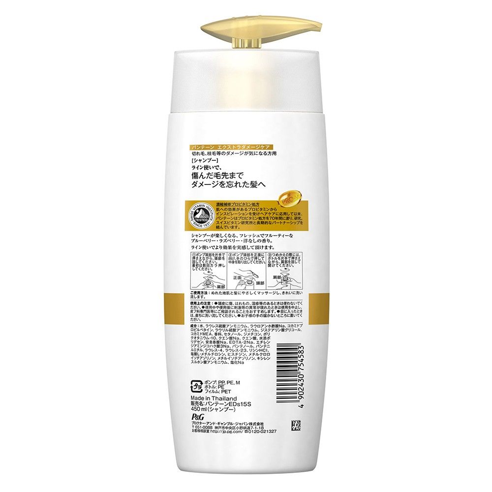 Dầu Gội Pantene Chăm Sóc Tóc Hư Tổn 450ml