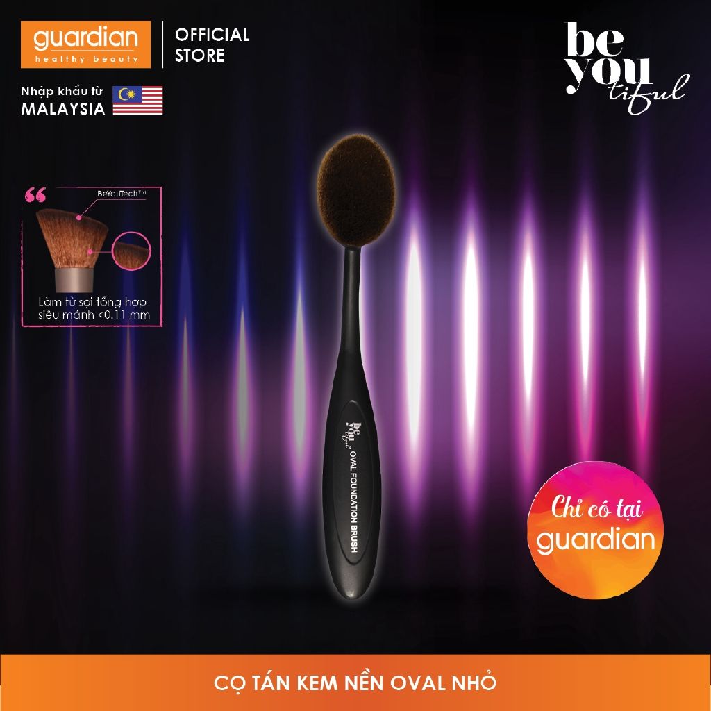 Cọ tán kem nền Be Youtiful dạng Oval nhỏ