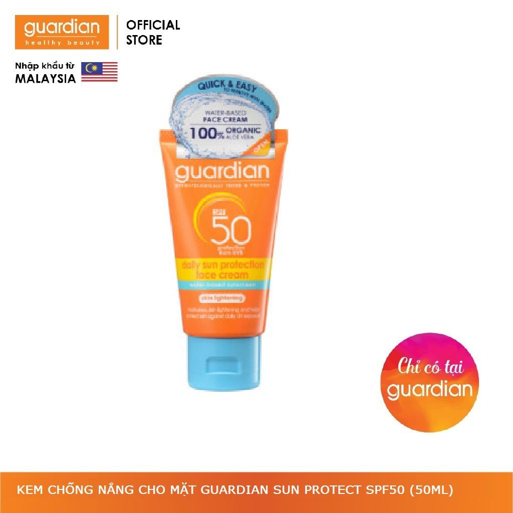 Kem chống nắng cho mặt Guardian Sun Protect Spf50 (50ml)