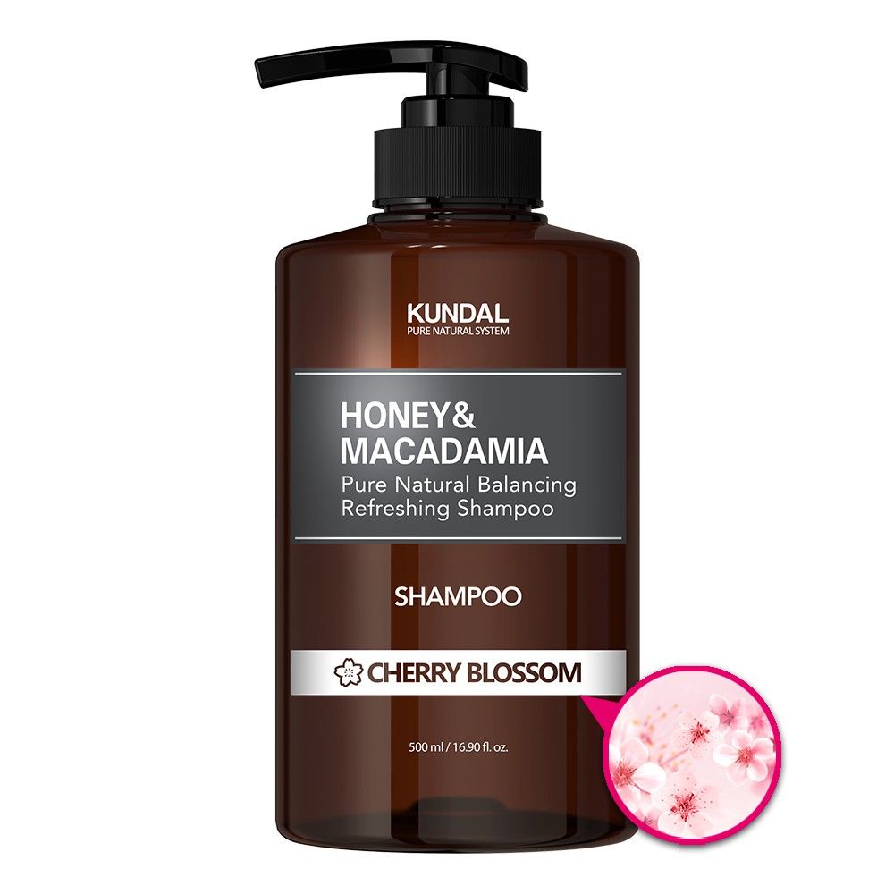 Dầu Gội Kundal Honey & Macadamia Hoa Anh Đào 500ml