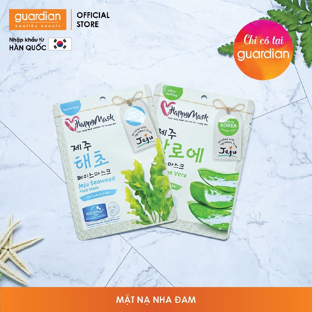 Mặt nạ Happy Mask Jeju dưỡng da Nha Đam 25ml