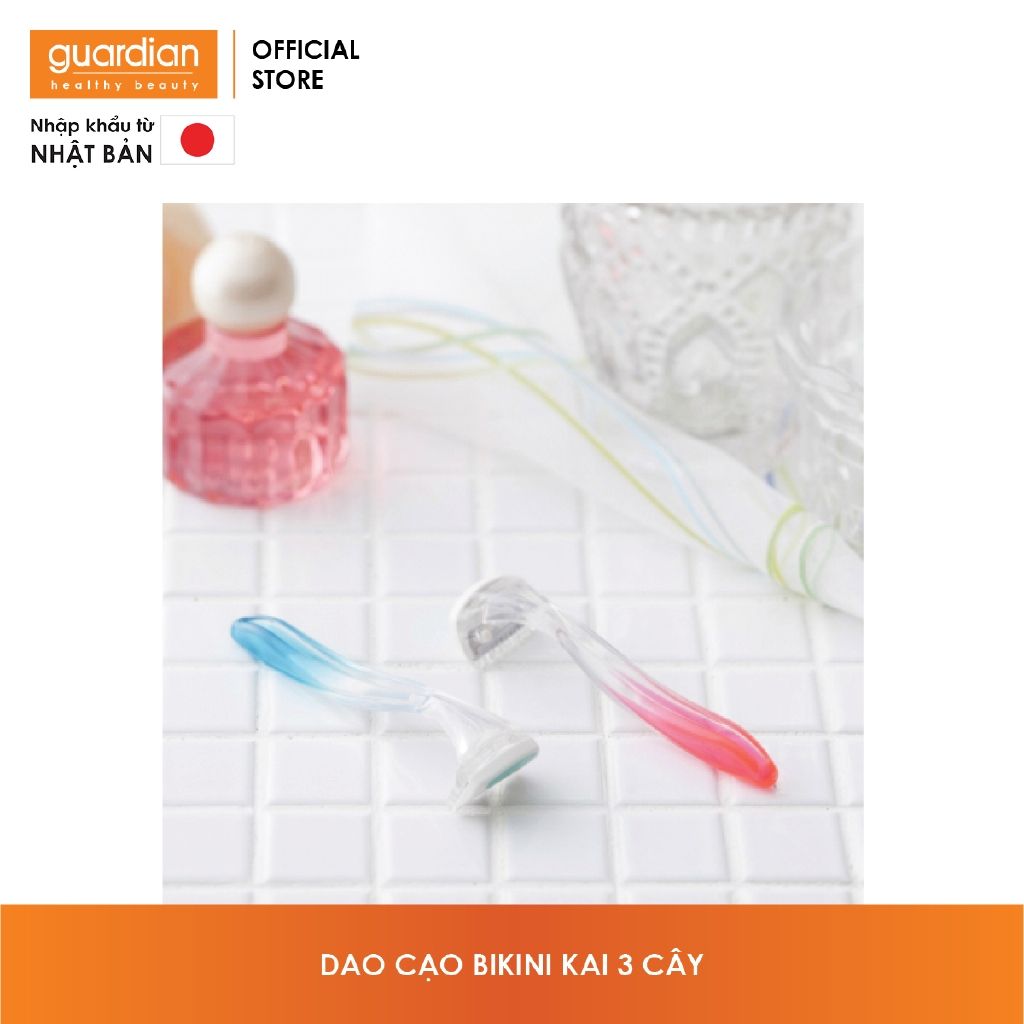Set 2 dao cạo vùng Bikini KAI - Nhật Bản