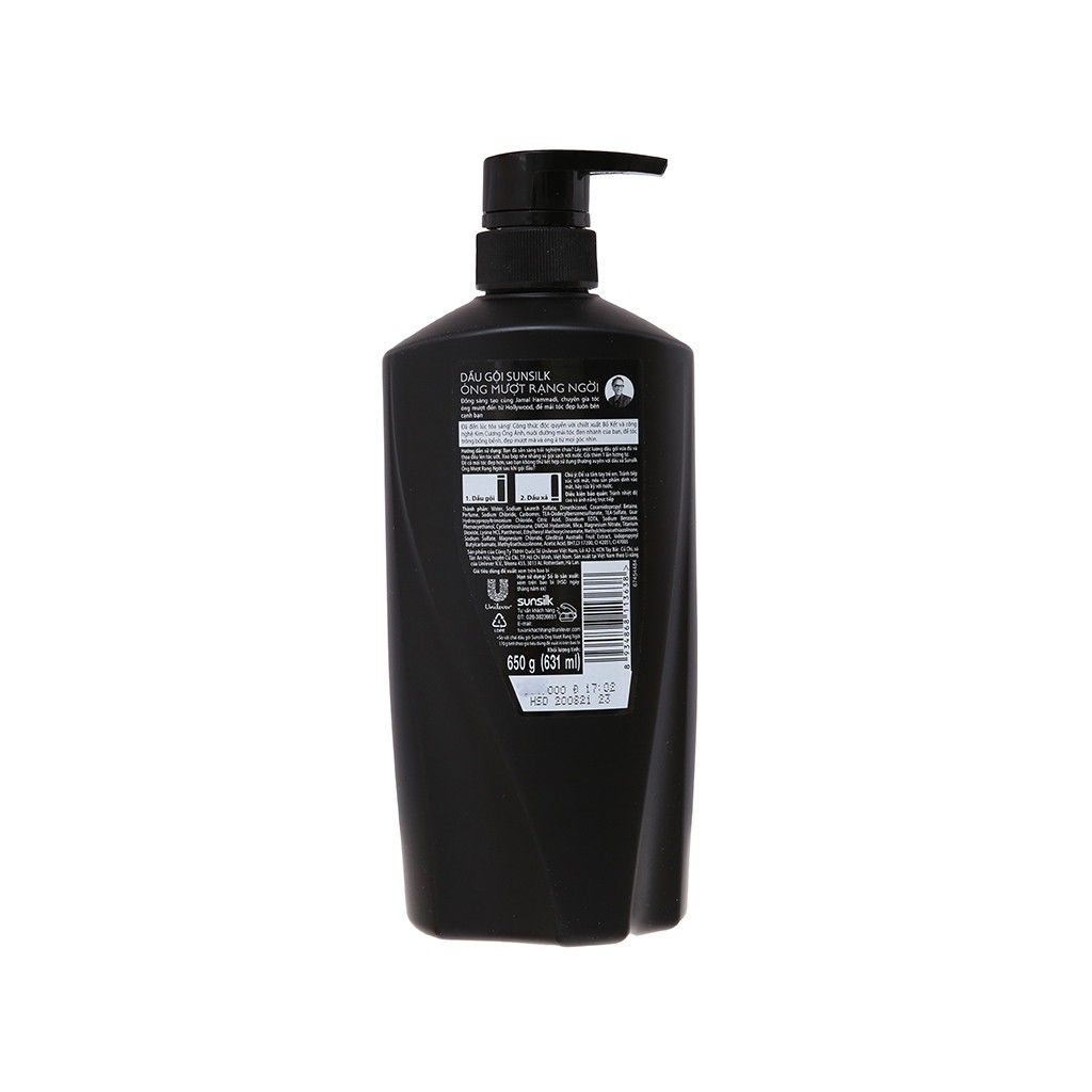 Dầu Gội Sunsilk Bồ Kết Óng Mượt Rạng Ngời 650g