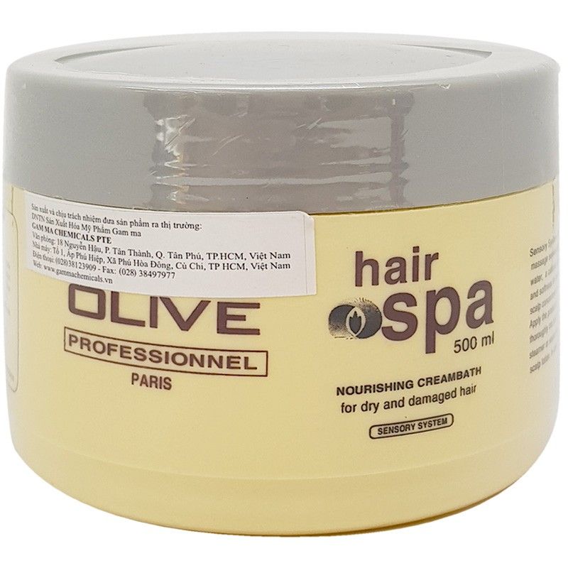 Hấp dầu Gamma Ovlie dưỡng tóc 500ml