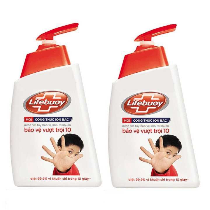 Nước Rửa Tay Lifebuoy Bảo Vệ Vượt Trội 10 500g