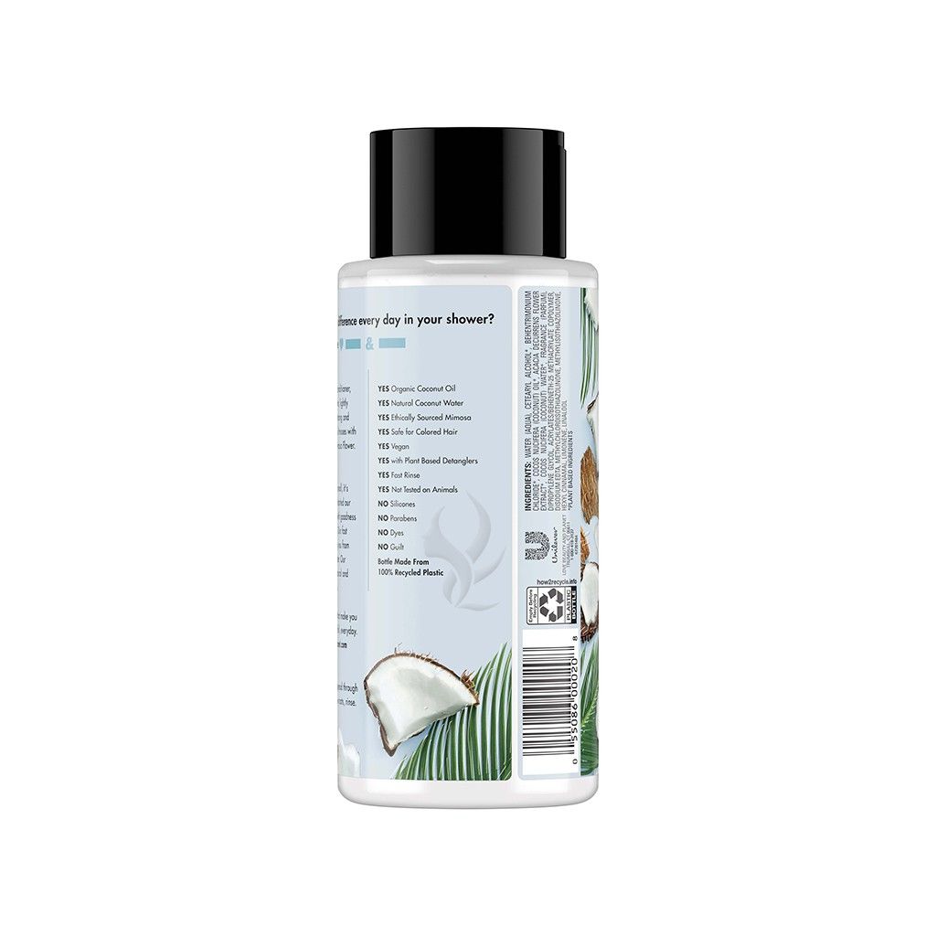 Dầu Xả Giúp Tóc Bồng Bềnh Love Beauty & Planet Volume And Bounty 400ml