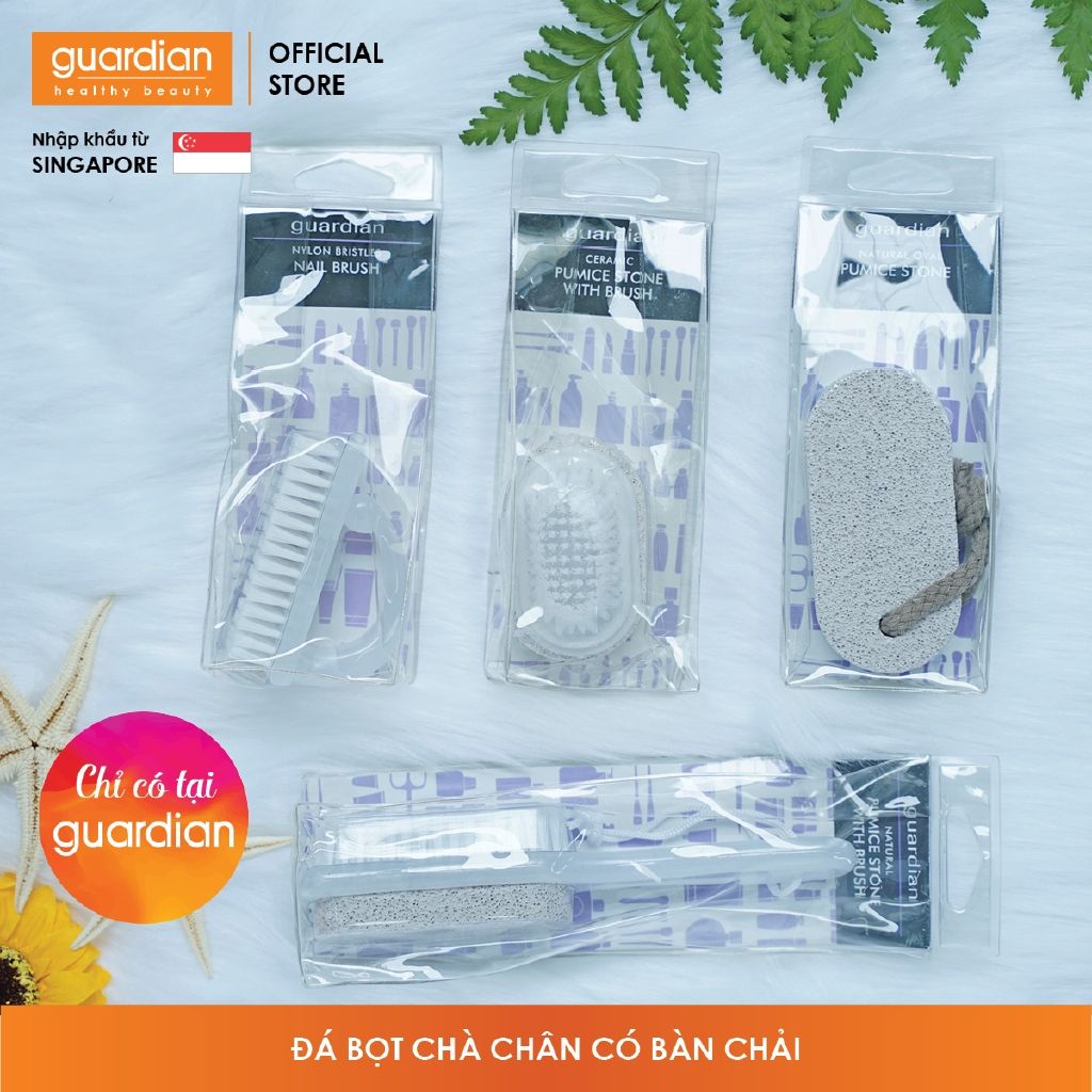 Đá bọt chà chân Guardian có bàn chải