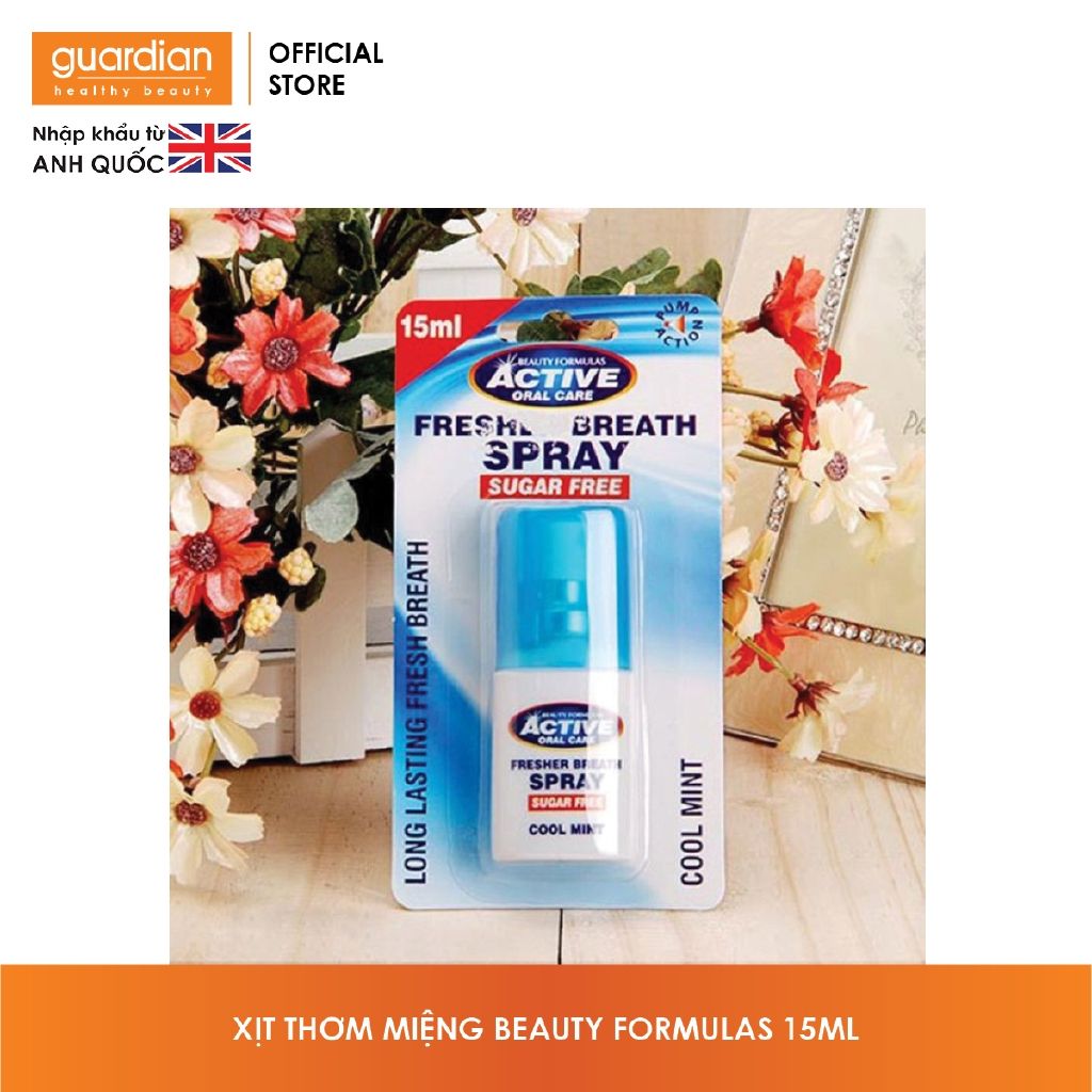Xịt thơm miệng Beauty Formulas (15ml)