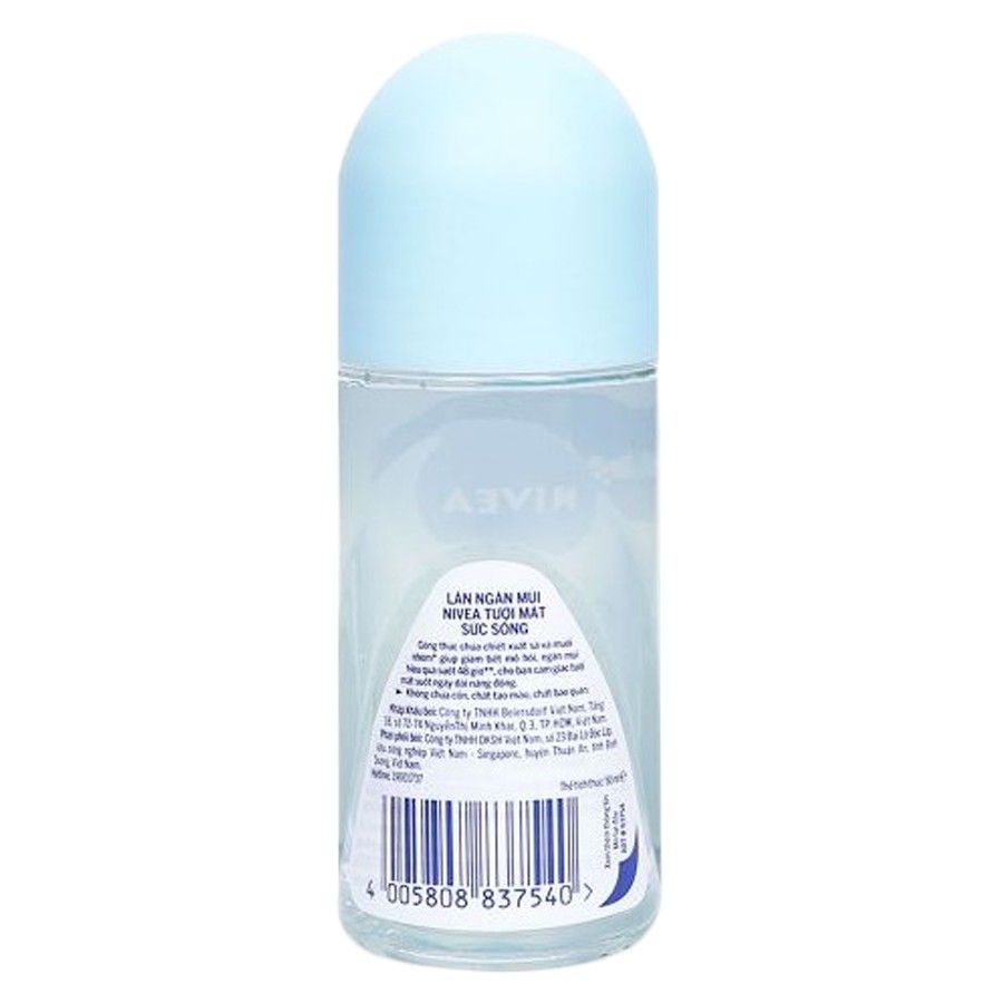 Lăn ngăn mùi Nivea tươi mát sức sống (50ml)