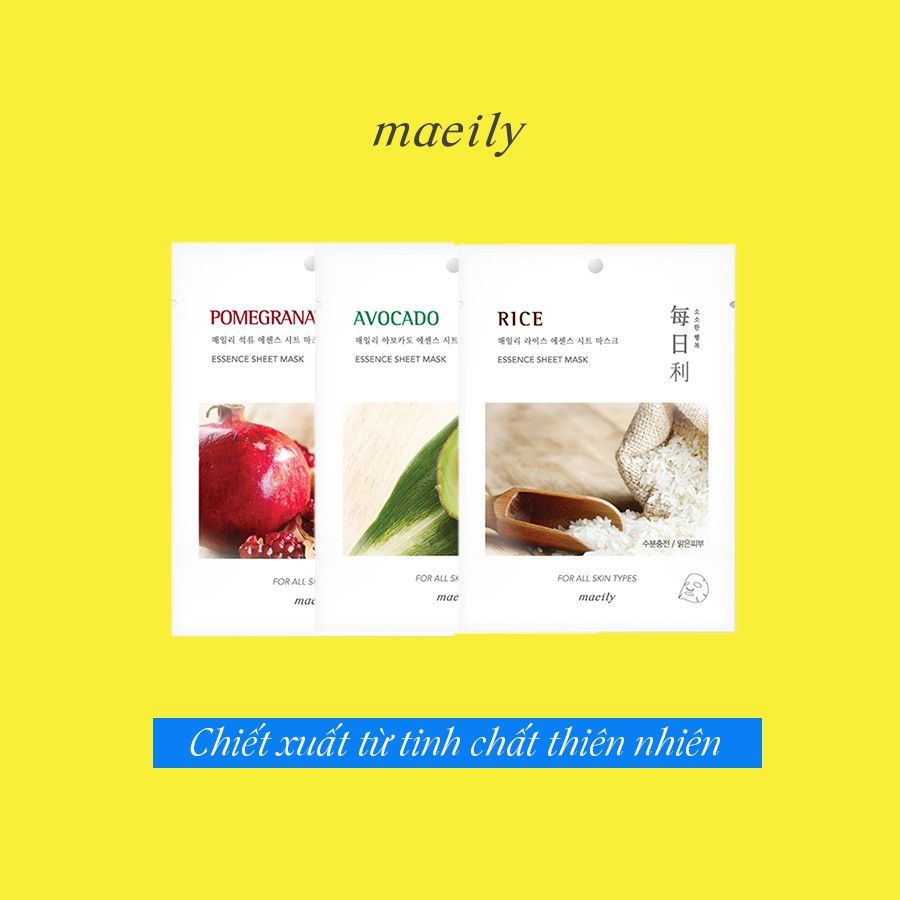 Mặt nạ Maeily Pomegranate tinh chất Lựu thiên nhiên (21ml)