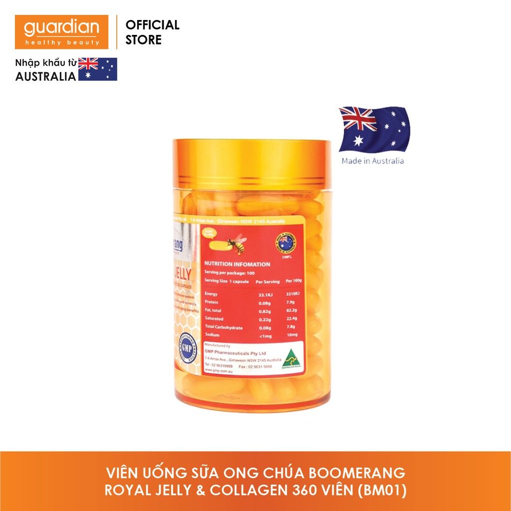 Viên uống sữa ong chúa Royal Collagen Boomerang 360 viên BM01