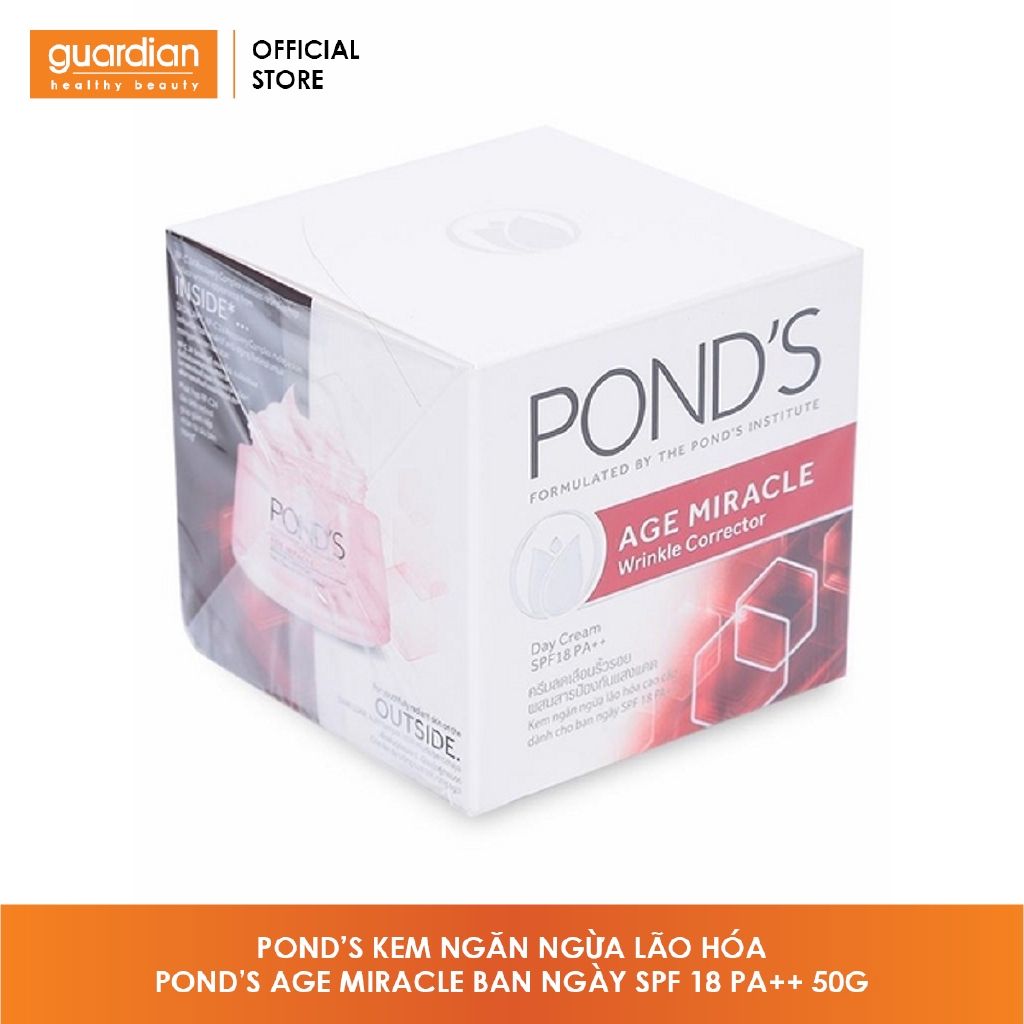 Kem ngăn ngừa lão hóa POND'S Age Miracle ban ngày SPF 18 PA++ 50g