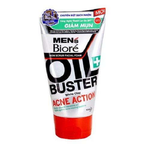 Sữa Rửa Mặt Bioré Sạch Nhờn Giảm Mụn Cho Nam 100g