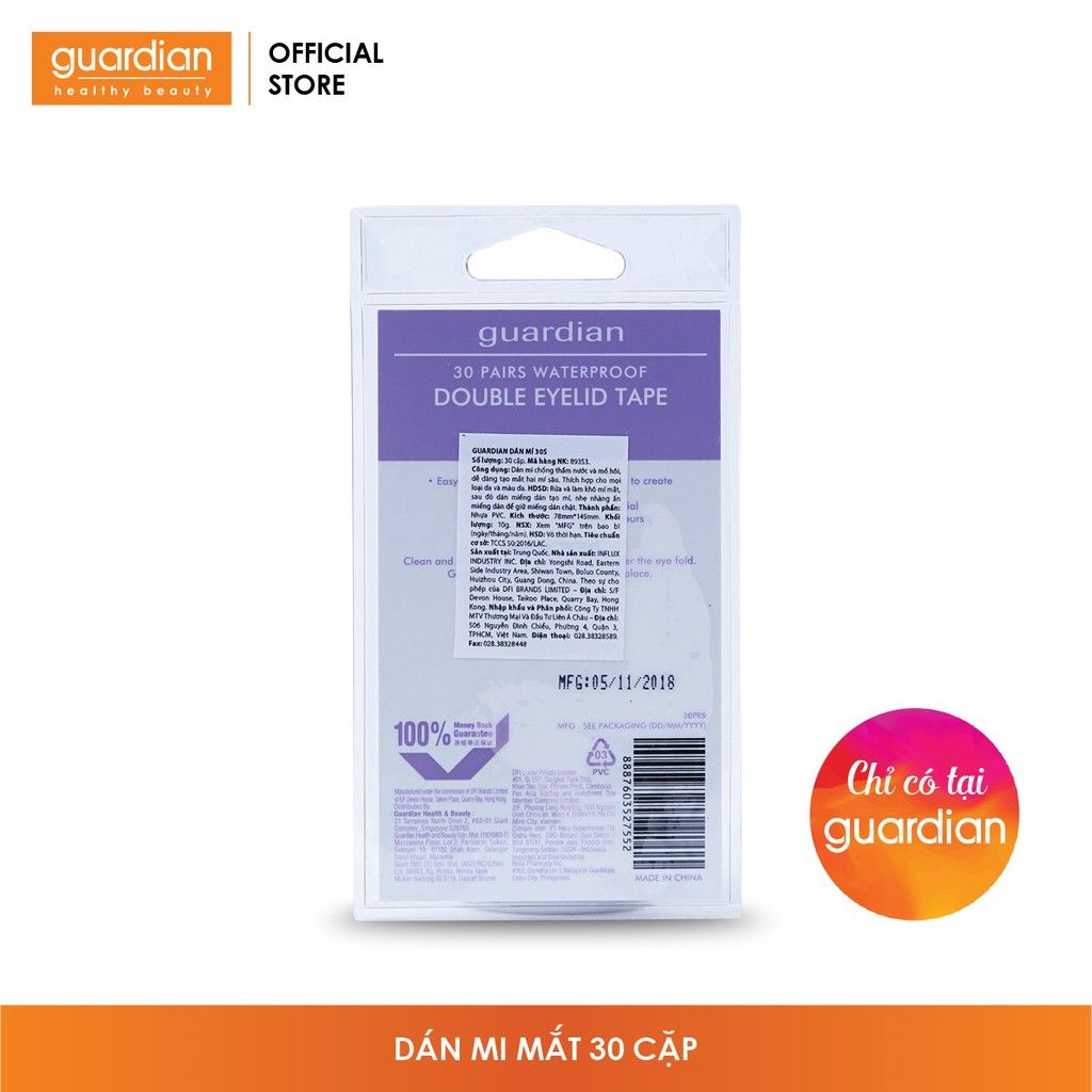 Dán mí Guardian – 30 cặp