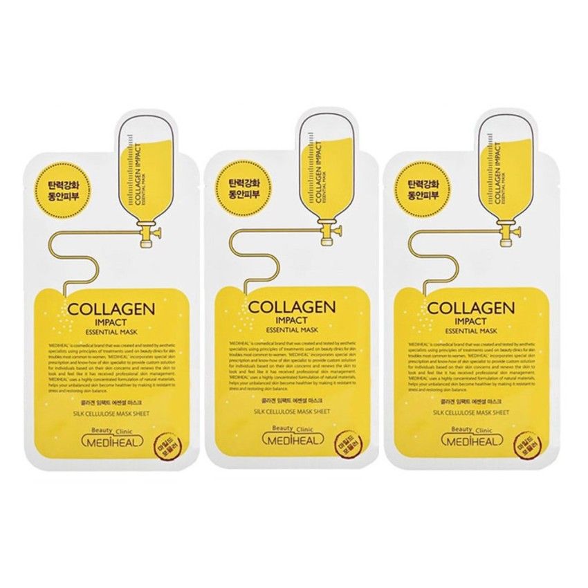 Mặt nạ collagen ngăn ngừa lão hóa da MEDIHEAL Collagen Impact Essential Mask EX. 24ml x 1