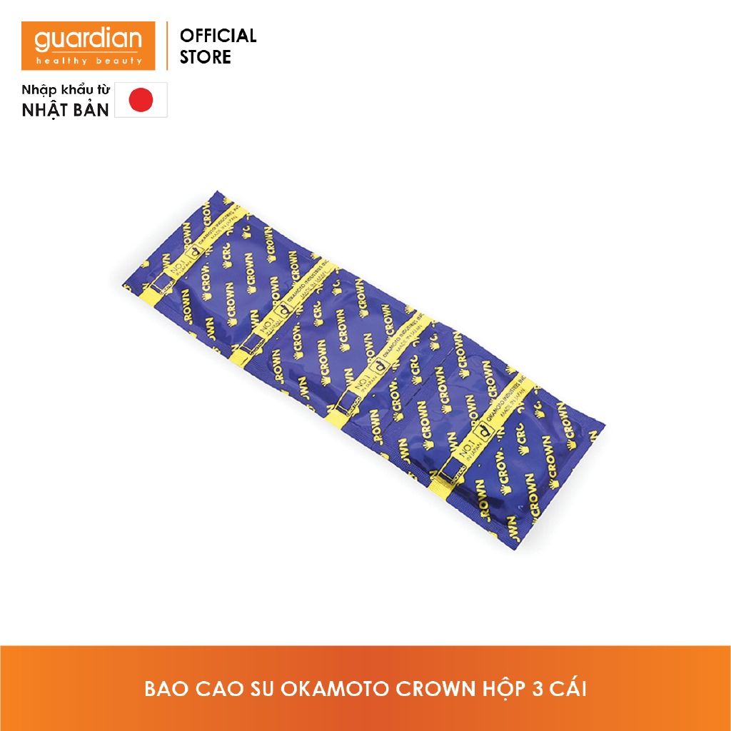 Bao Cao Su Okamoto Crown Hộp 3 cái